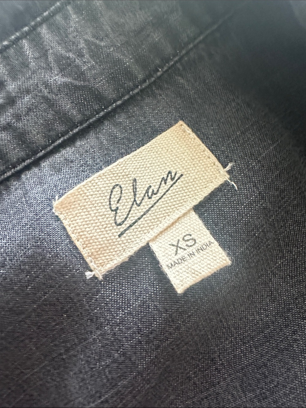 Elan Julia Denim Dress, Grey, XS - Picture 4 of 4
